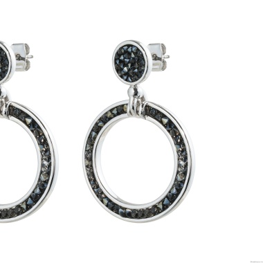 Серьги Fiore Luna, Jet Nut